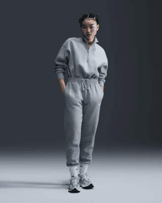 ★★Nike★★ Sportswear Collection Mid-Rise Pleated French T Nike Sportswear Collection Women's Mid-Rise Pleated French